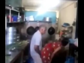Srilankan chacha fucking his maid near pantry